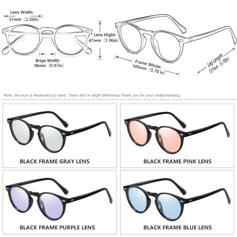 Lunettes de soleil photochromiques unisexe — verres polarisés, TR90, conduite, hommes et femmes