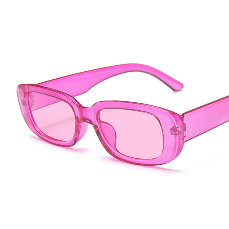 2021 Luxury Brand Women's Square Sunglasses Travel Small Rectangular Sunglasses Retro Fashion