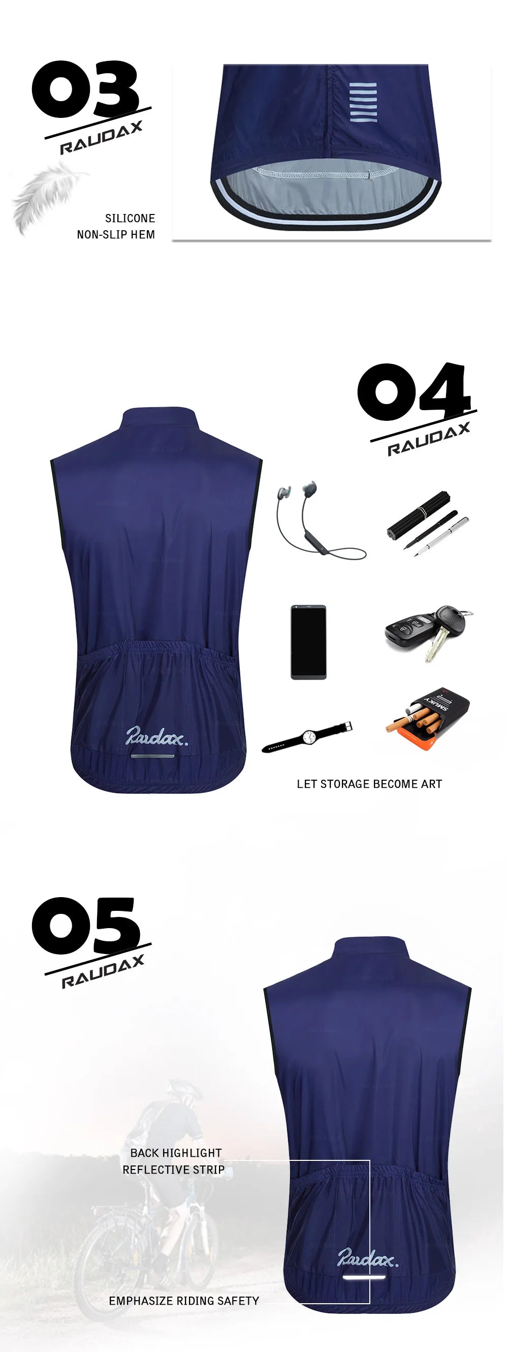 Veste coupe-vent été pour homme — gilet cyclisme sans manches, vêtements vélo, maillot VTT, route