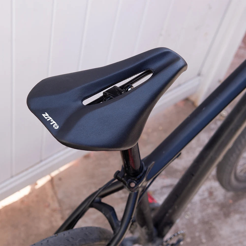 ZTTO-Selle de vélo de route et VTT ergonomique, siège amissié ultraléger, design antarctique court, large et confortable, long voyage, 146mm