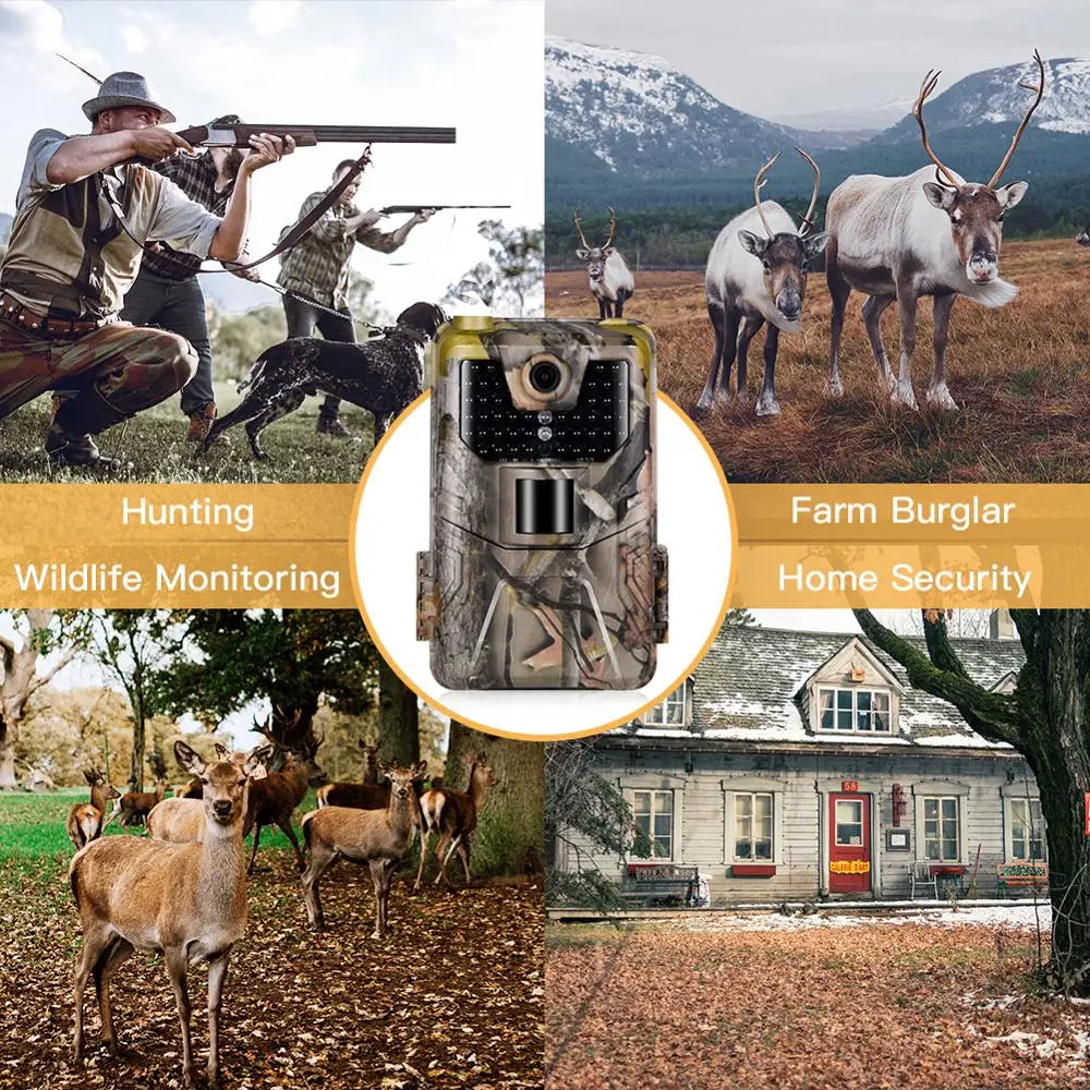 Caméra de surveillance de la faune Suntekcam HC900A 36MP 2.7K IP65 étanche pour la chasse et le scoutisme