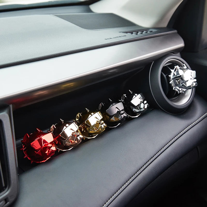 Sin perfume Bulldog ambientador de coche ambientador de coche decoración Auto Geur Clip bulldog perfume Perfume Coche difusor de coche