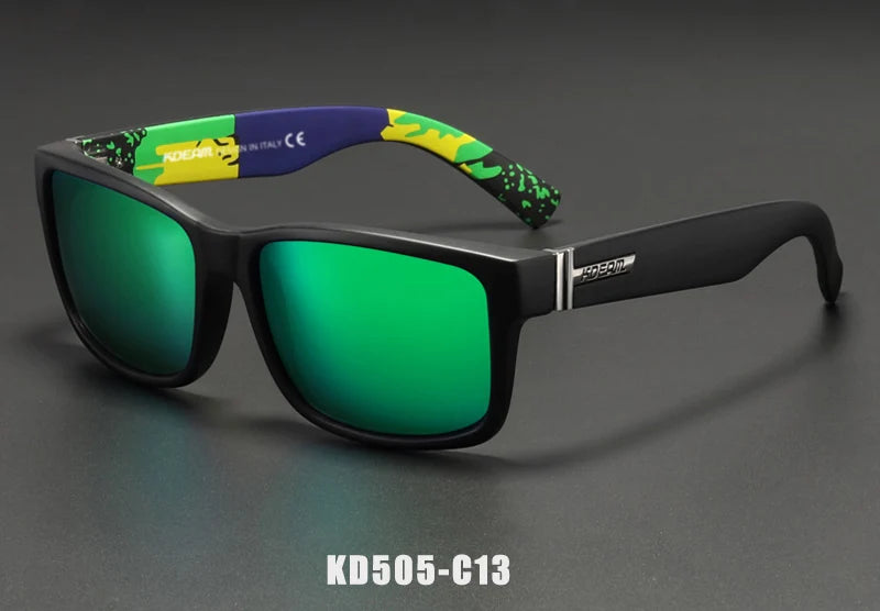 Lunettes de soleil sport polarisées — couleurs choquantes, conduite extérieur, photochromiques, avec boîte