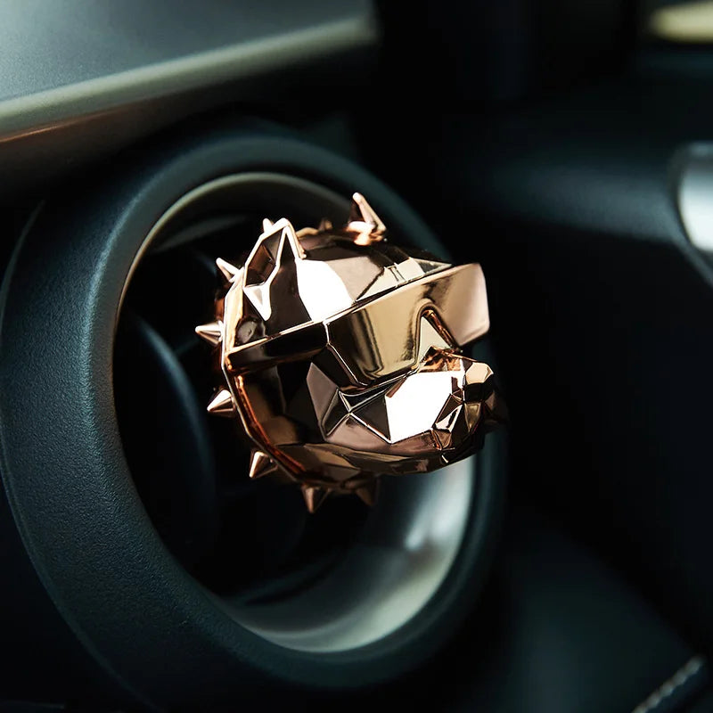 Sin perfume Bulldog ambientador de coche ambientador de coche decoración Auto Geur Clip bulldog perfume Perfume Coche difusor de coche
