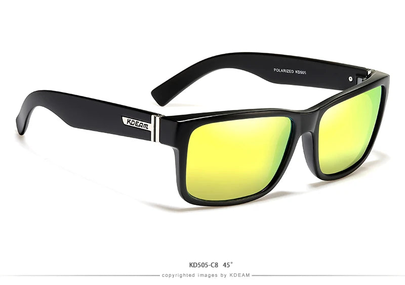 Lunettes de soleil sport polarisées — couleurs choquantes, conduite extérieur, photochromiques, avec boîte