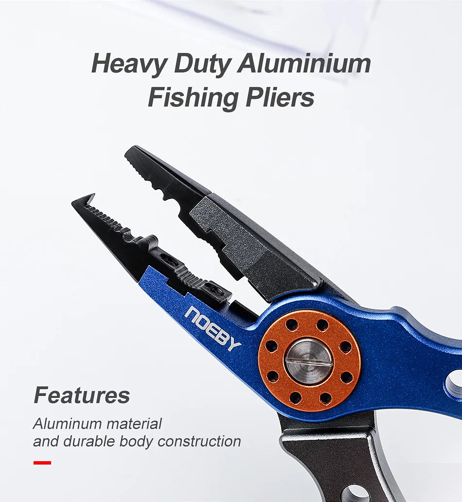 NOEBY Pince de Pêche Multifonctionnelle — Outil Pro Acier Inoxydable