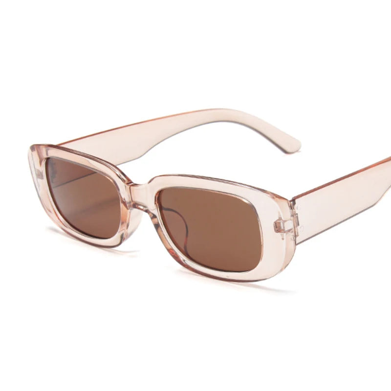 2021 Luxury Brand Women's Square Sunglasses Travel Small Rectangular Sunglasses Retro Fashion
