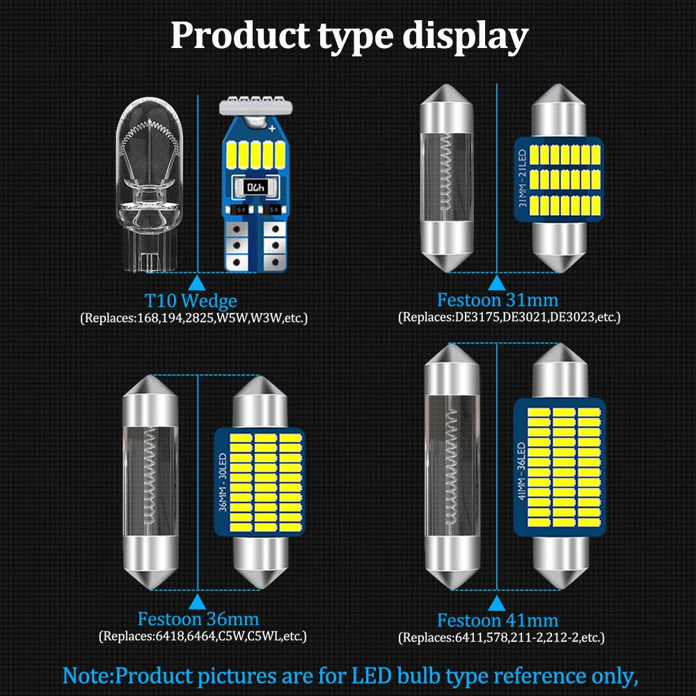 Lumière intérieure LED Canbus pour fourgon et caravane — 1990-2018