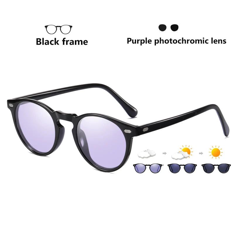 Lunettes de soleil photochromiques unisexe — verres polarisés, TR90, conduite, hommes et femmes
