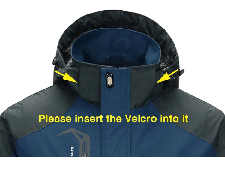 TRVLWEGO Camping randonnée veste hommes automne Sports de plein air manteaux escalade Trekking coupe-vent voyage imperméable vestes noir