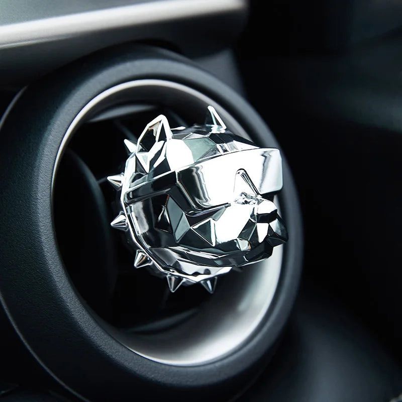 Sin perfume Bulldog ambientador de coche ambientador de coche decoración Auto Geur Clip bulldog perfume Perfume Coche difusor de coche