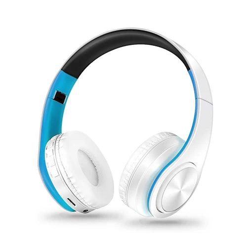 Casque Bluetooth sans fil pliable stéréo avec microphone – Sport et mains libres pour MP3 et smartphone