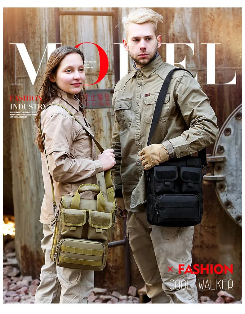 Sac à bandoulière imperméable pour homme, sac à bandoulière extérieur, sacs de messager initiés, sac à ceinture unique CamSolomon, sacs à main