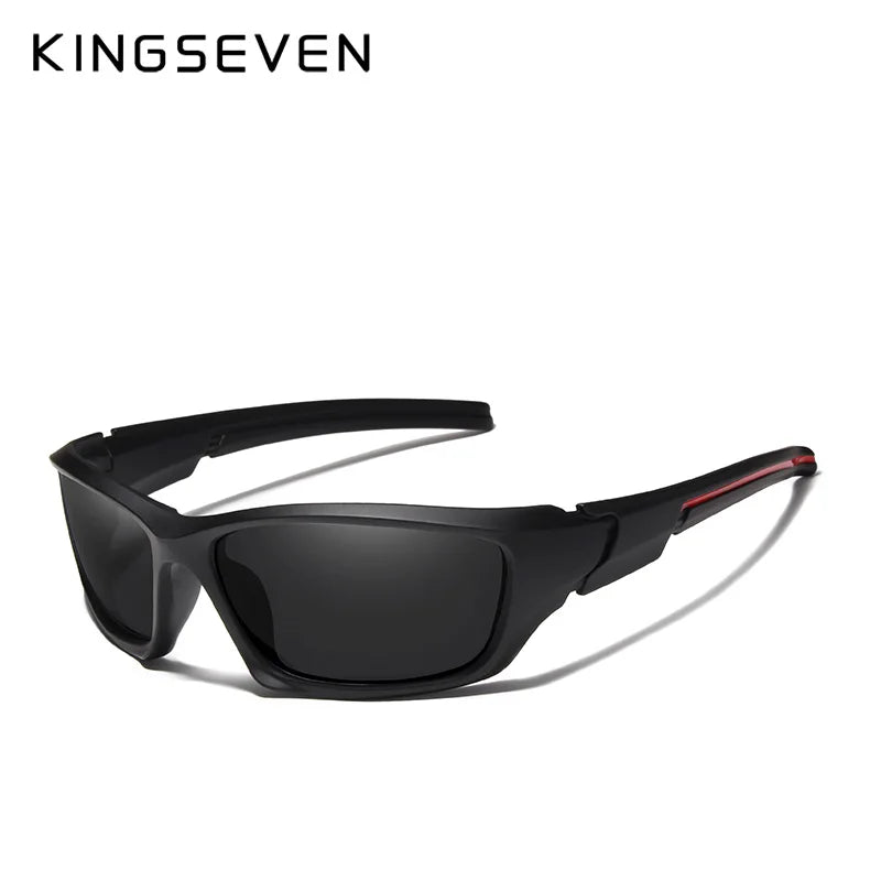 Lunettes de soleil polarisées TR90 pour homme — monture miroir, vision nocturne