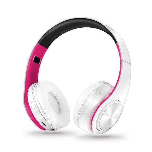 Casque Bluetooth sans fil pliable stéréo avec microphone – Sport et mains libres pour MP3 et smartphone