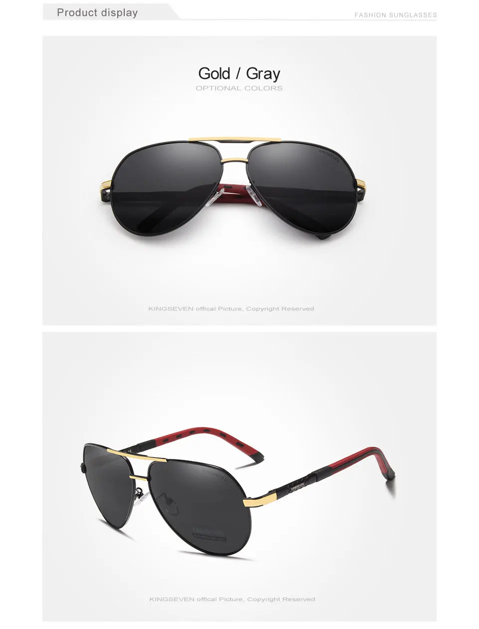 Lunettes de soleil homme vintage aluminium polarisées — classique, revêtement miroir, conduite