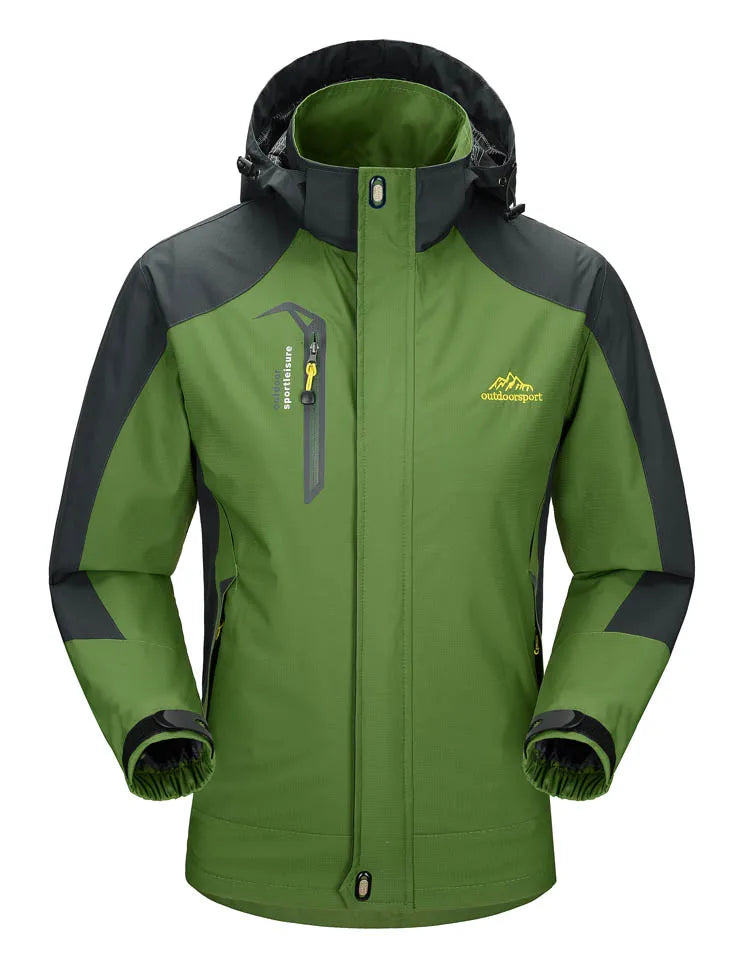 TRVLWEGO Camping randonnée veste hommes automne Sports de plein air manteaux escalade Trekking coupe-vent voyage imperméable vestes noir