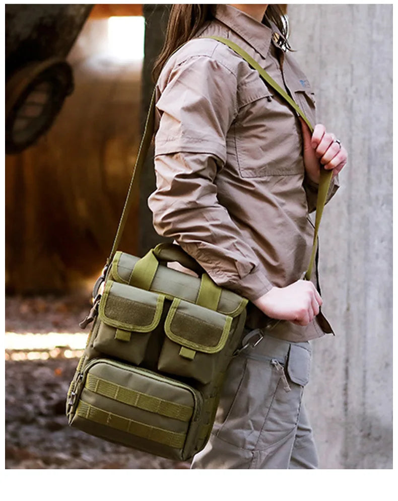 Sac à bandoulière imperméable pour homme, sac à bandoulière extérieur, sacs de messager initiés, sac à ceinture unique CamSolomon, sacs à main