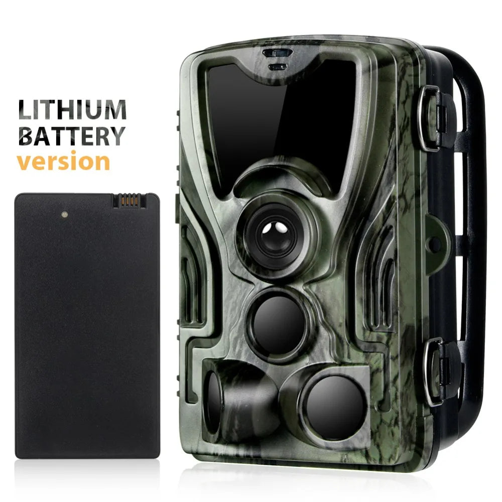 Caméra de chasse sur sentier avec batterie au Lithium 5000Mah, 20mp 1080P, IP65, pièges photos étanches, Surveillance sauvage 0.3s