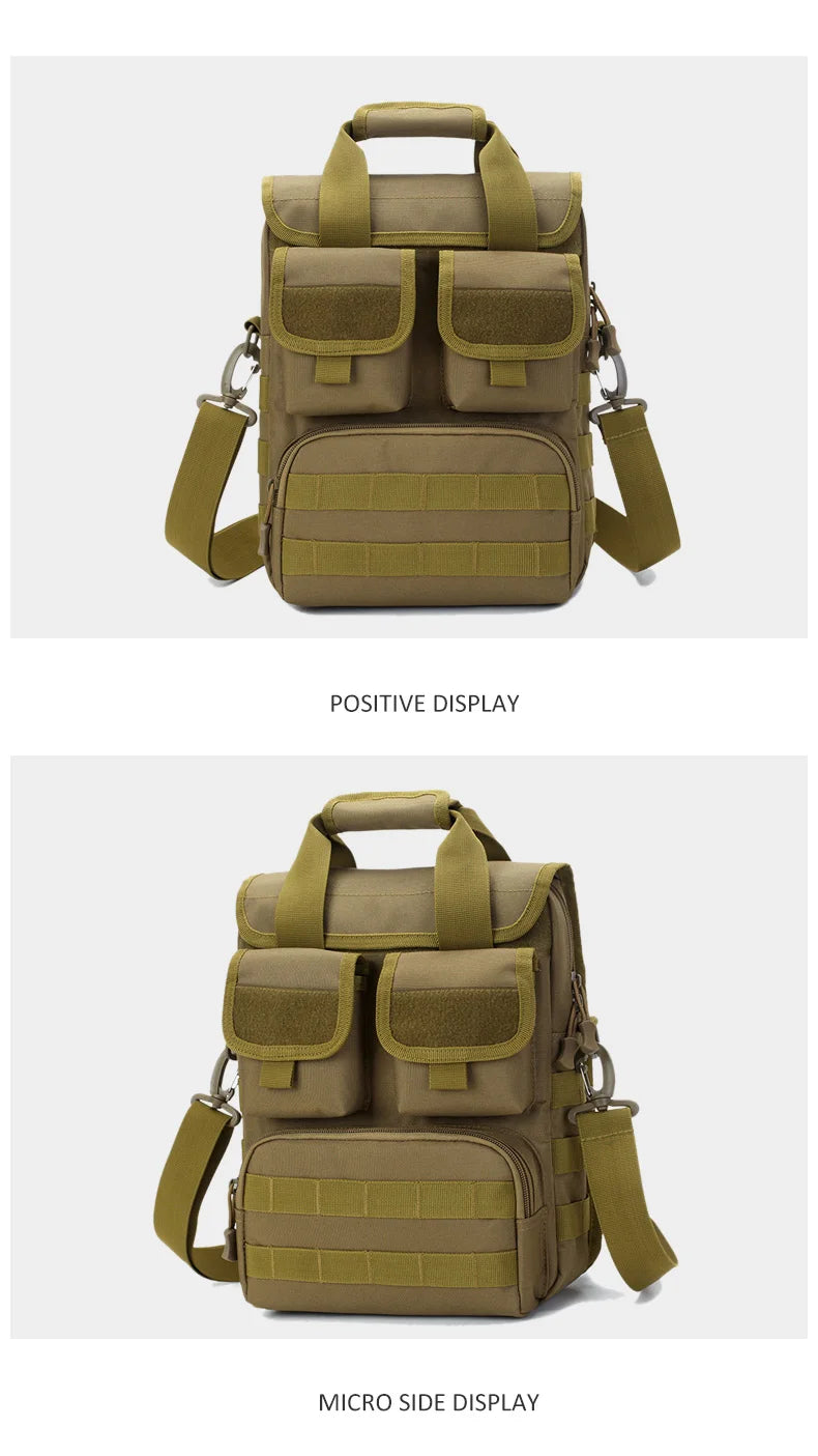 Sac à bandoulière imperméable pour homme, sac à bandoulière extérieur, sacs de messager initiés, sac à ceinture unique CamSolomon, sacs à main