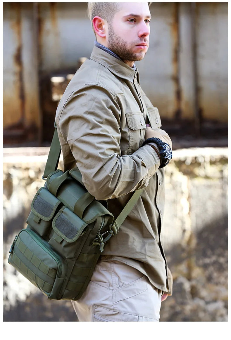 Sac à bandoulière imperméable pour homme, sac à bandoulière extérieur, sacs de messager initiés, sac à ceinture unique CamSolomon, sacs à main