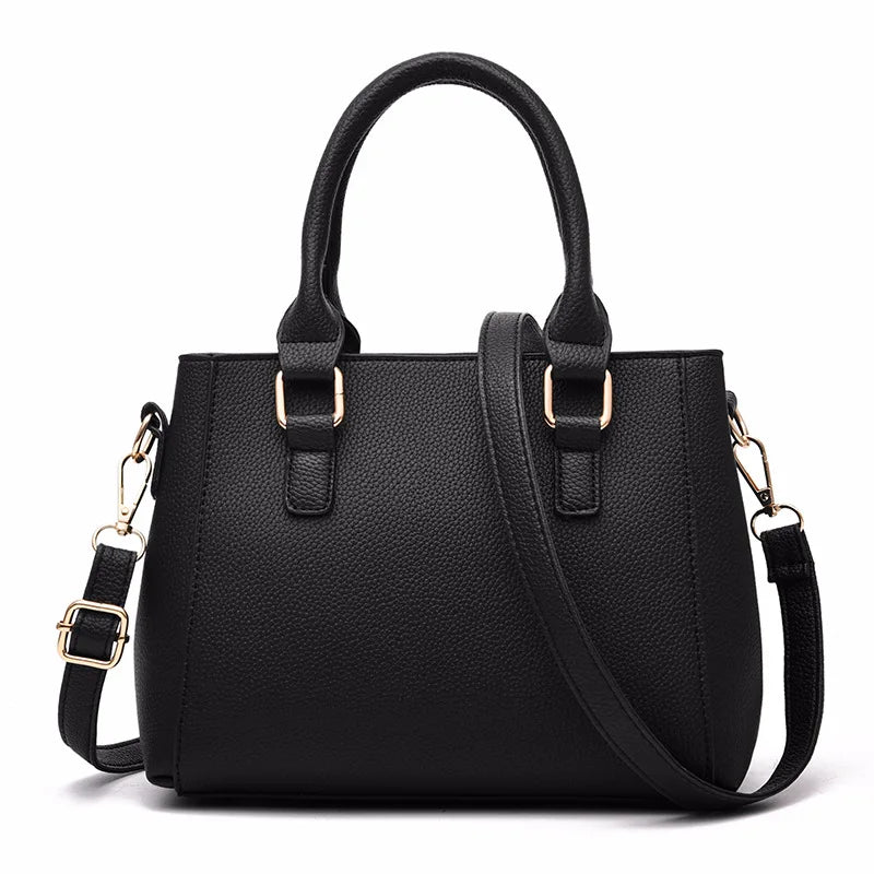 Sac à Main Brodé Femme Cuir — Messenger Boule de Cheveux Mode