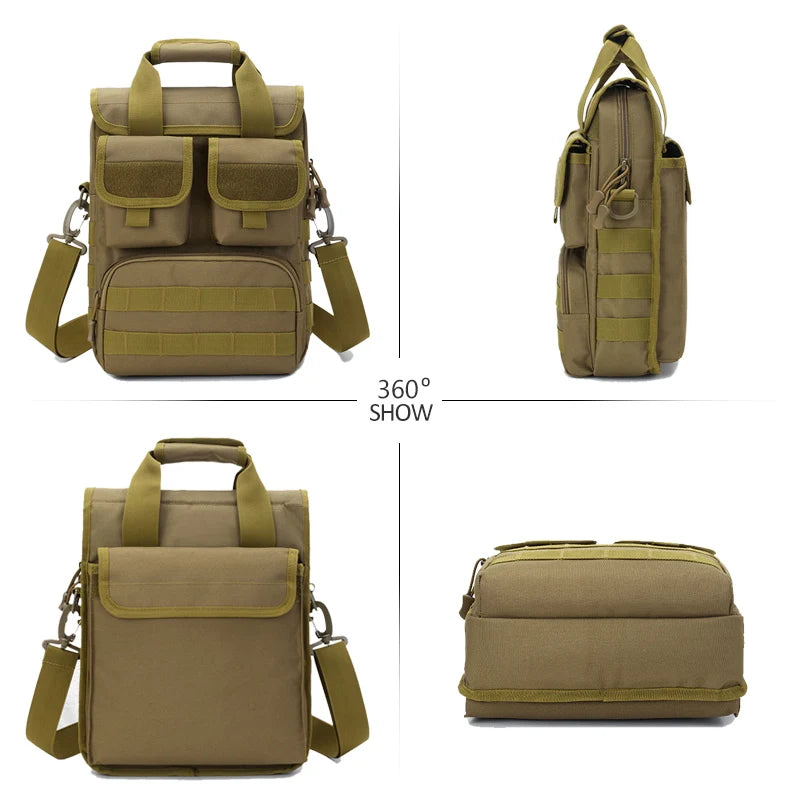 Sac à bandoulière imperméable pour homme, sac à bandoulière extérieur, sacs de messager initiés, sac à ceinture unique CamSolomon, sacs à main