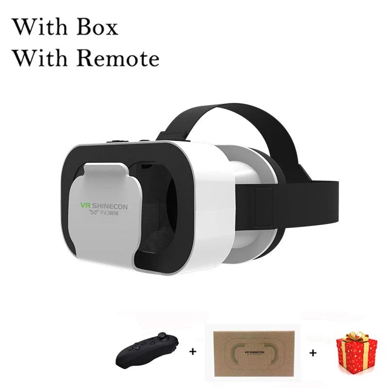 Casque VR 3D réalité virtuelle pour smartphone — jumelles, jeu vidéo (v6)