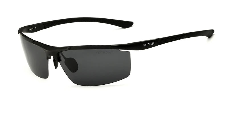 VEITHDIA aluminium magnésium hommes lunettes de soleil polarisées UV400 revêtement miroir lunettes de soleil en plein air lunettes pour homme accessoires 6588