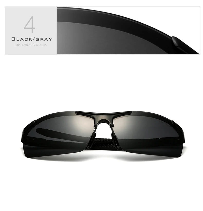 VEITHDIA aluminium magnésium hommes lunettes de soleil polarisées UV400 revêtement miroir lunettes de soleil en plein air lunettes pour homme accessoires 6588