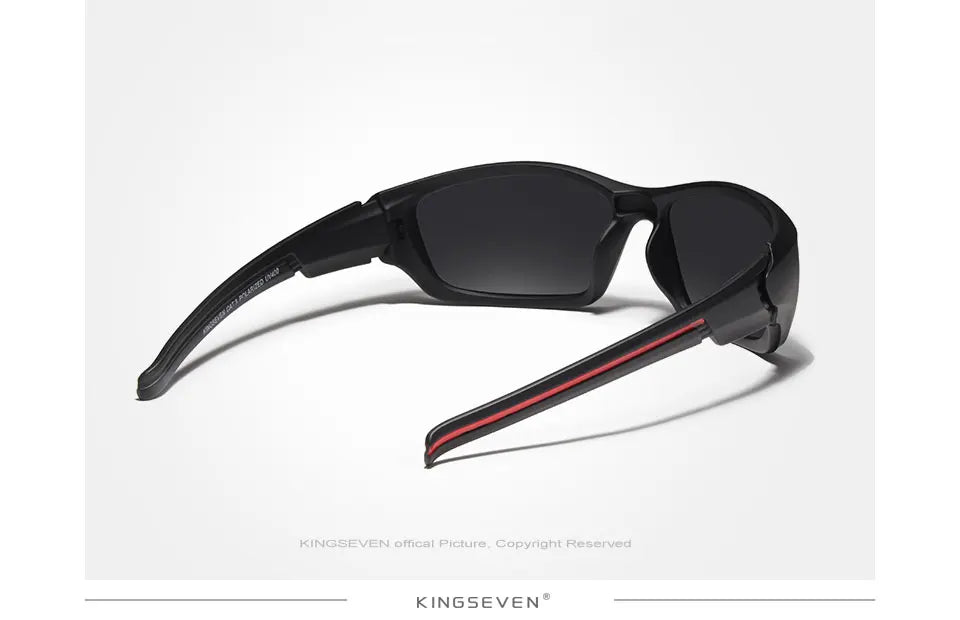 Lunettes de soleil polarisées TR90 pour homme — monture miroir, vision nocturne