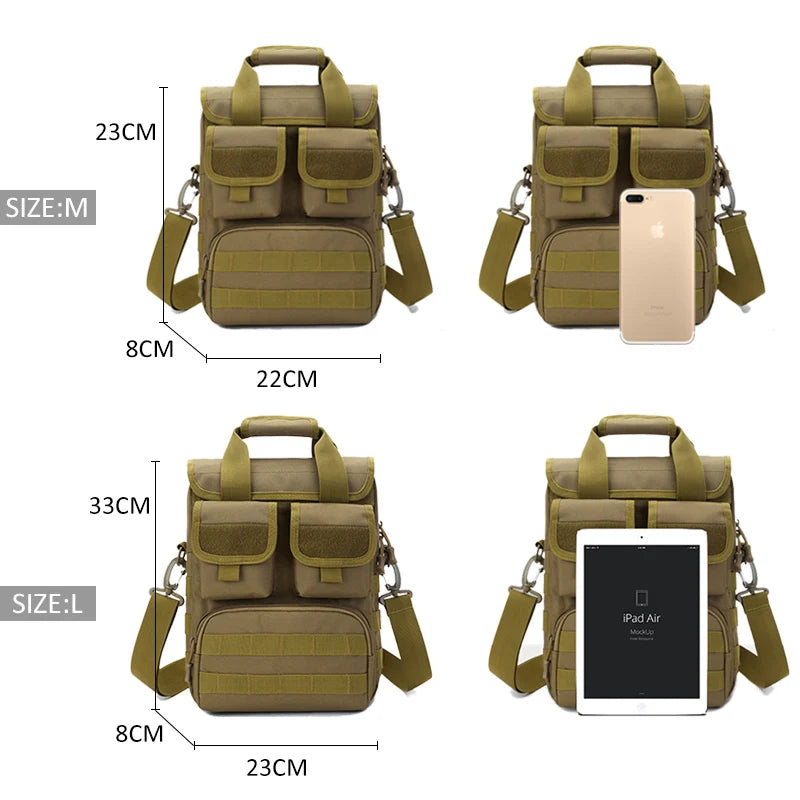 Sac à bandoulière imperméable pour homme, sac à bandoulière extérieur, sacs de messager initiés, sac à ceinture unique CamSolomon, sacs à main