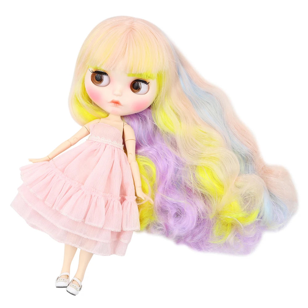 ICY DBS Blyth Muñeca de 1/6 cuerpo articulado DIY BJD juguetes de moda muñecas niña regalo oferta especial en venta con set de manos A y B
