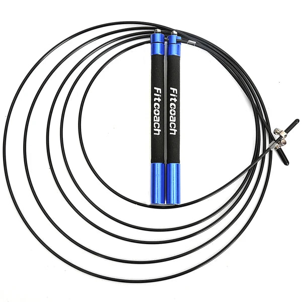 Corde à sauter de vitesse, roulement à billes, poignée en métal, saut de Sport, câble en acier inoxydable, équipement de Fitness Crossfit