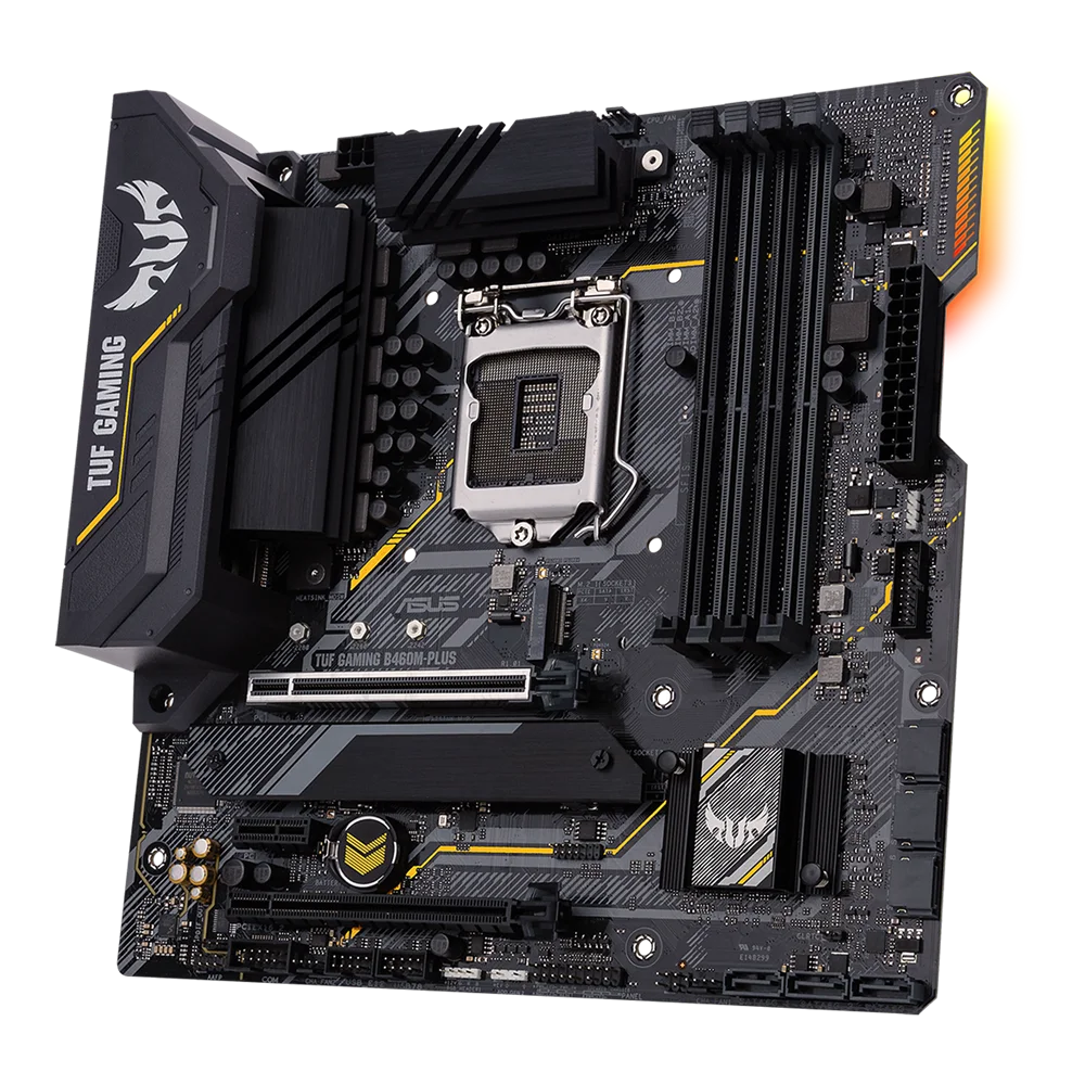 Carte mère ASUS TUF GAMING B460M PLUS mATX Intel B460 DDR4, SATA 6 Gbps, USB 3.2 Gen 1 128G LGA 1200 CPU