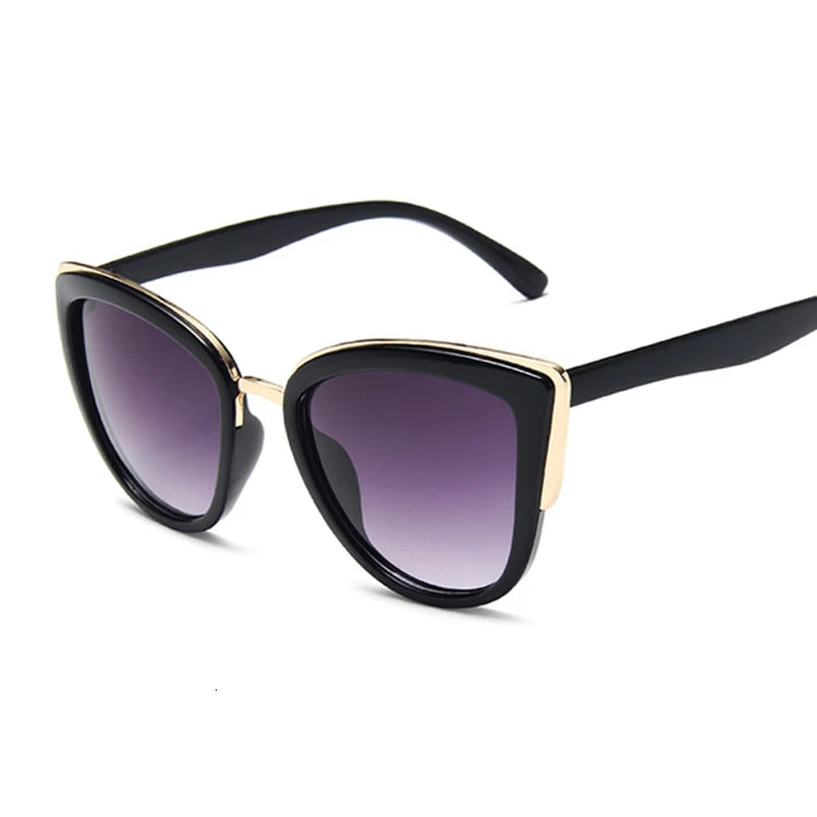 Women's Cat Eye Sunglasses, Classic Mirror, Vintage, Cat Eye Frame, Nickel, Outdoor