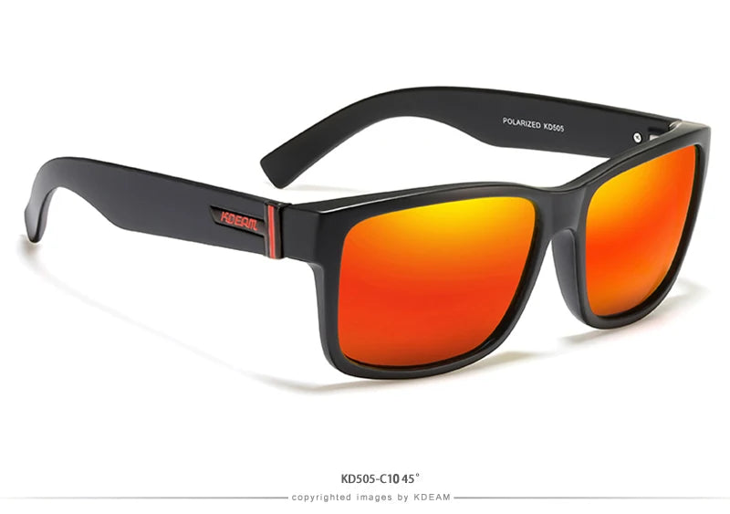 Lunettes de soleil sport polarisées — couleurs choquantes, conduite extérieur, photochromiques, avec boîte