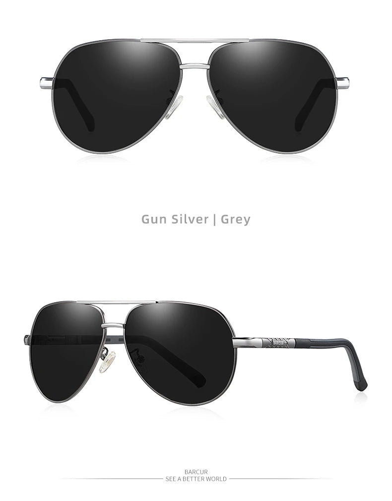 Lunettes de soleil photochromiques homme polarisées — jour/nuit, caméléon, anti-éblouissement, UV