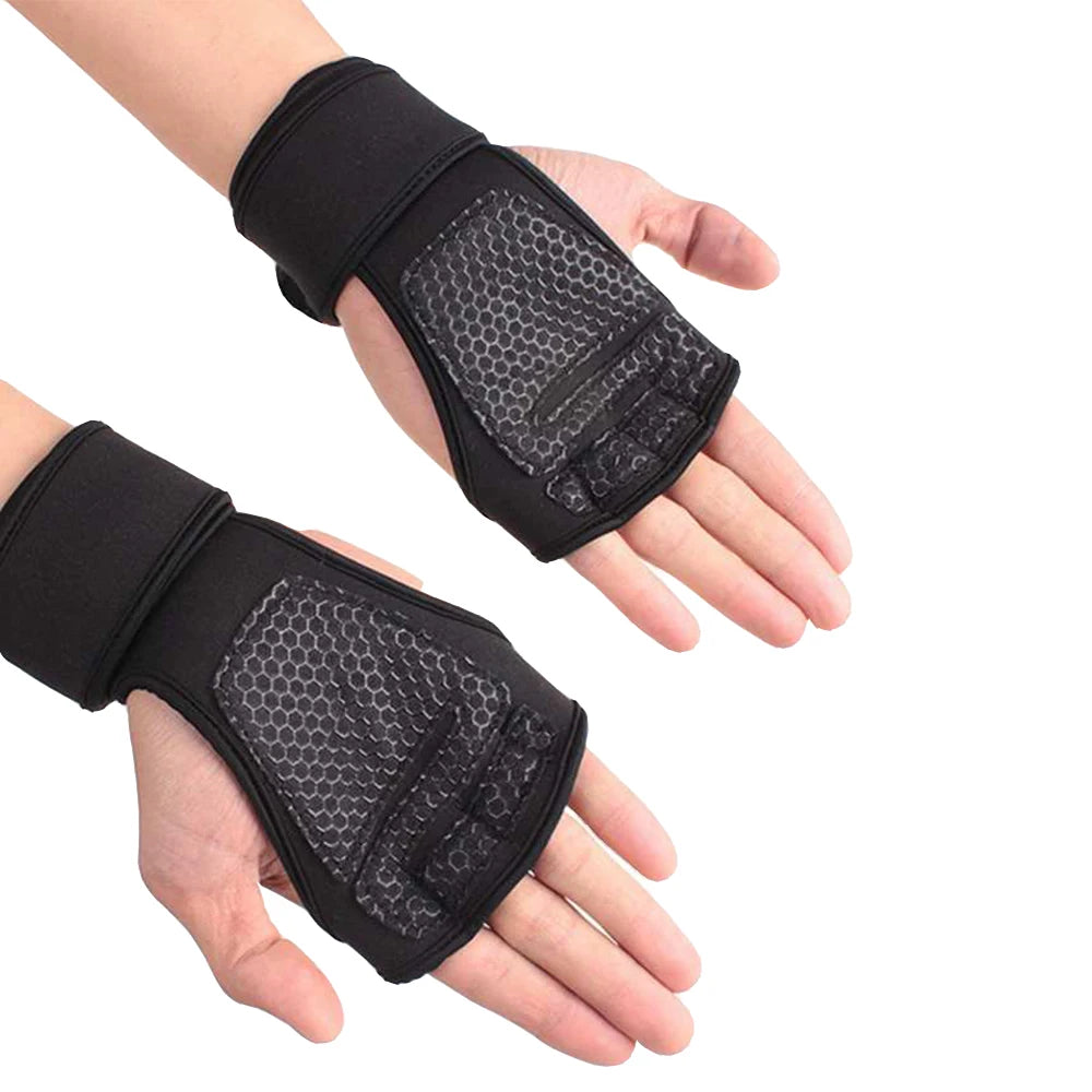 Guantes de entrenamiento deportivo para hombres y mujeres, guantes de entrenamiento, fitness, musculación, levantamiento de pesas, gimnasio, protección de manos, muñecas y palmas