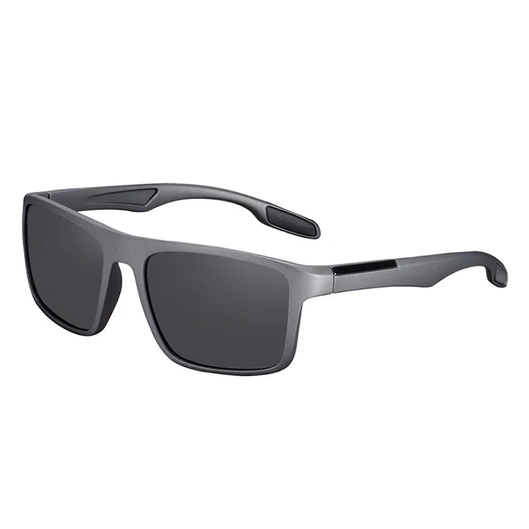 Lunettes de soleil polarisées TR90 ultralégères — vintage, carrées, homme et femme