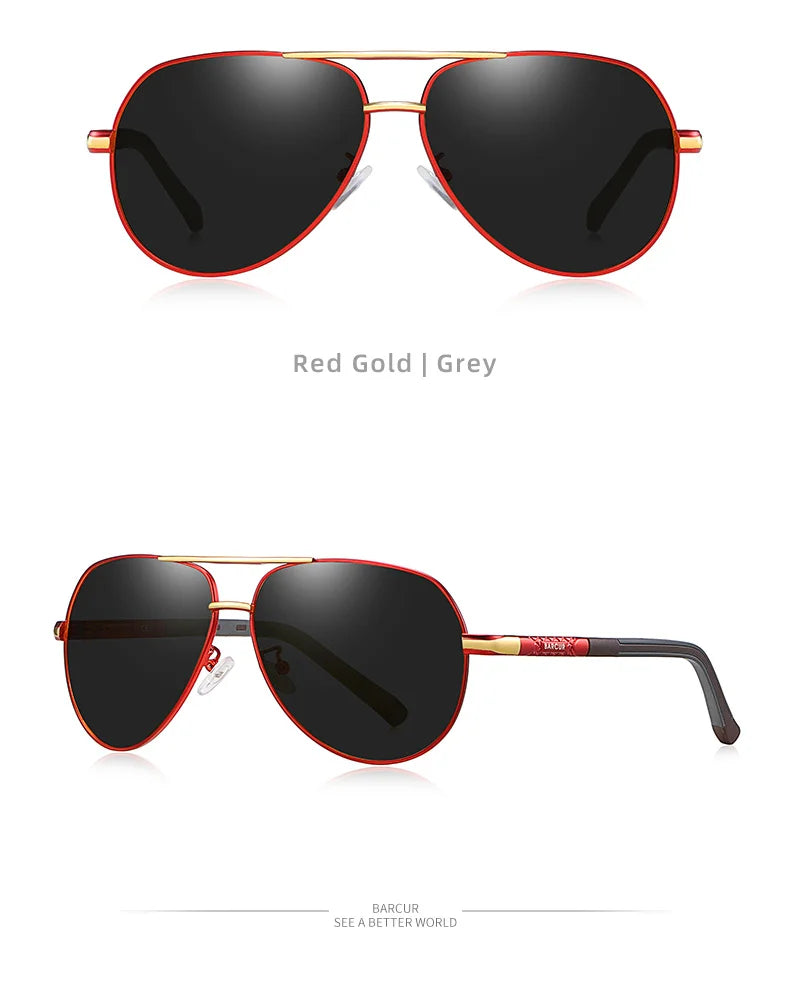 Lunettes de soleil photochromiques homme polarisées — jour/nuit, caméléon, anti-éblouissement, UV