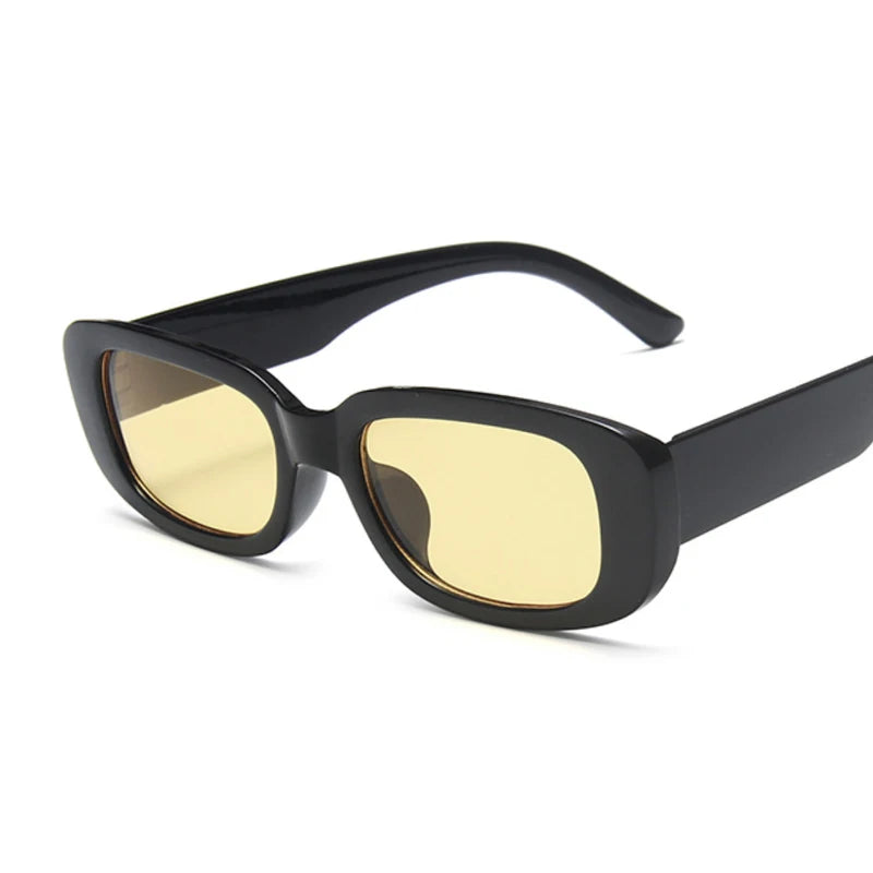 2021 Luxury Brand Women's Square Sunglasses Travel Small Rectangular Sunglasses Retro Fashion