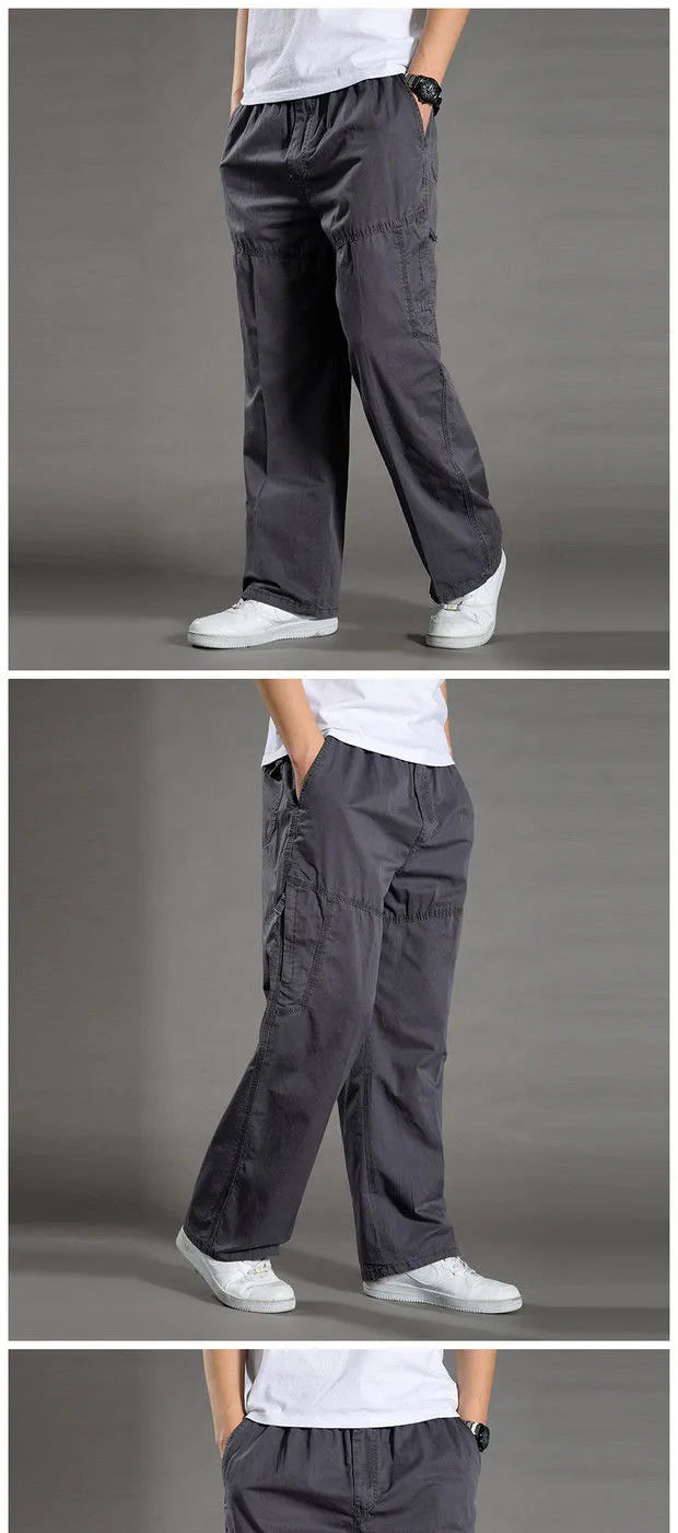 Pantalon Cargo homme été printemps coton vêtements de travail nouveau en grande taille 6XL décontracté escalade Joggers pantalons de survêtement Hombre automne pantalon