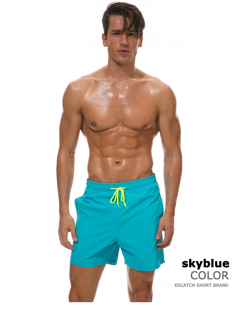 ESCATCH Maillot de Bain Short Homme — Natation, Surf, Course, Sport