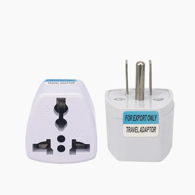 Adaptador de enchufe universal Kr, americano, europeo, AU, EU a US, UK, adaptador de viaje para EE. UU., Israel, Brasil, convertidor de enchufe para Japón, Corea