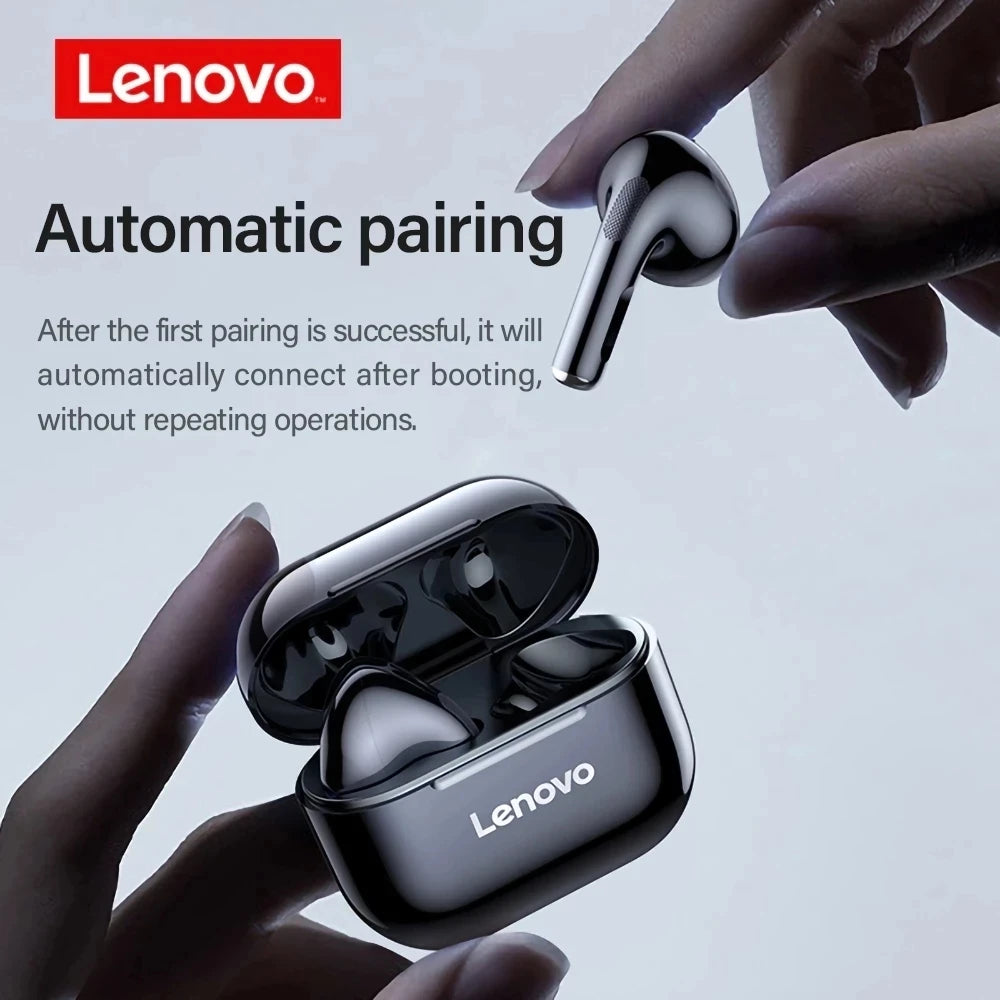 Original Lenovo LP40 TWS Wireless Headset Bluetooth Earphones Touch Control Sport Stereo Headset for Android Phone