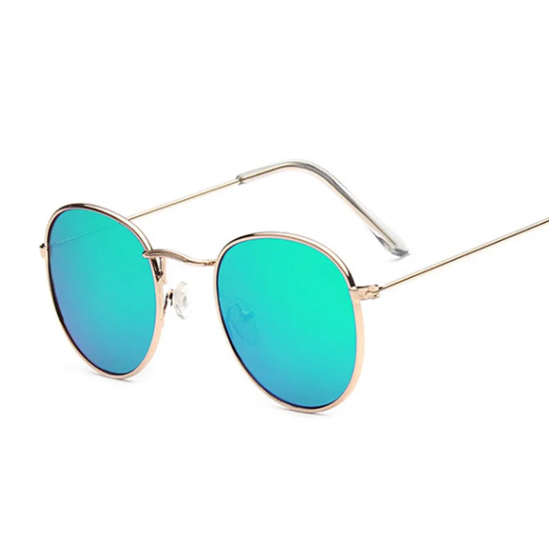 Vintage Small Round Sunglasses Classic Retro Design Brand Women Sunglasses Male Mirror Fashion Women Shades Sunglasses