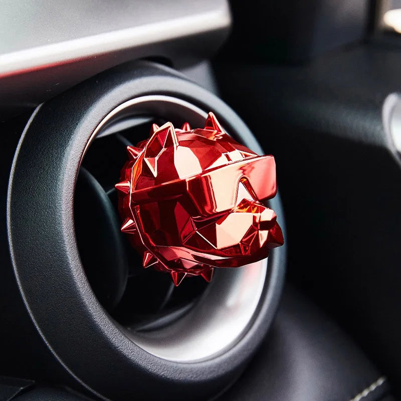 Sin perfume Bulldog ambientador de coche ambientador de coche decoración Auto Geur Clip bulldog perfume Perfume Coche difusor de coche