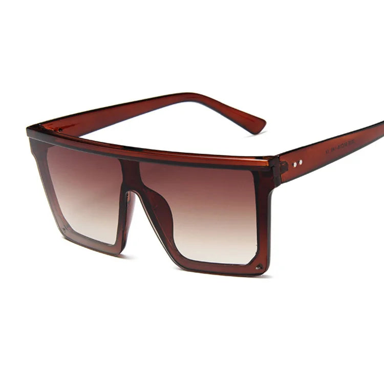 Lunettes de soleil rétro vintage carrées noires — hommes et femmes, mode