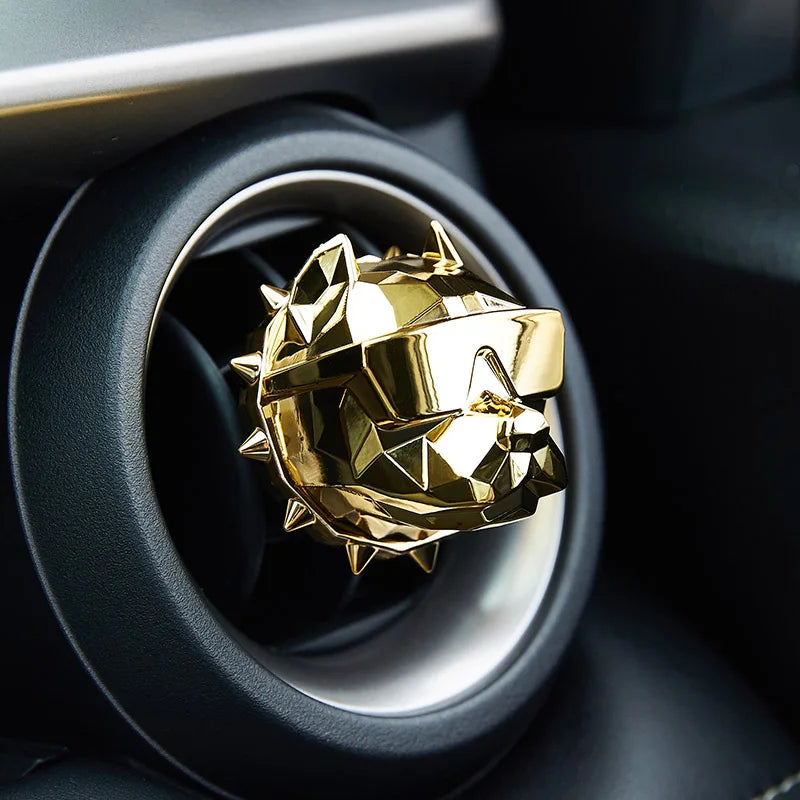 Sin perfume Bulldog ambientador de coche ambientador de coche decoración Auto Geur Clip bulldog perfume Perfume Coche difusor de coche